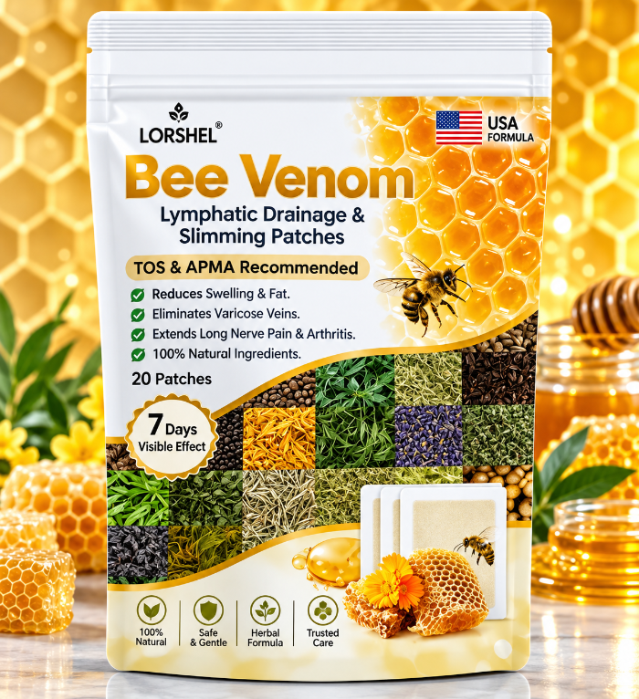 🐝 Bee Venom Foot Patches – Overnight Herbal Foot Care & Relaxation Pads (Pack of 30 Patches) 🎁
