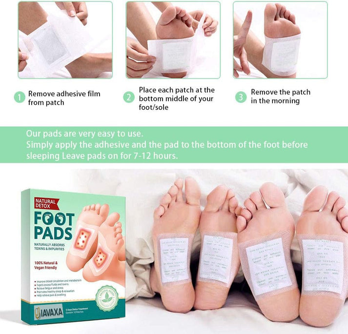 Inuzocare Natural Detox Foot Patches (Buy 5 Get 5 Free) Pack of 10