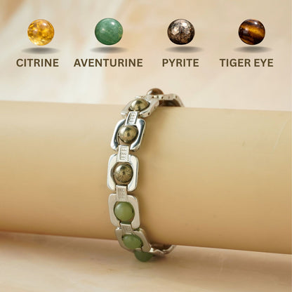 Rinmukteshwar Siddh Metal Dhan Yog™ Bracelet – Matte Black