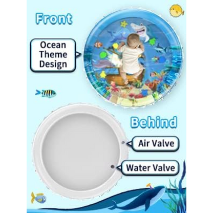 Baby Kids Water Mat Toys Inflatable Tummy Time Leakproof Water Mat