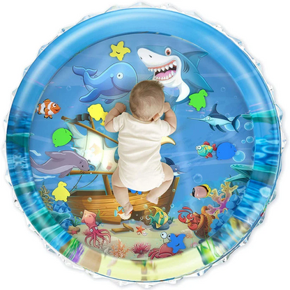 Baby Kids Water Mat Toys Inflatable Tummy Time Leakproof Water Mat
