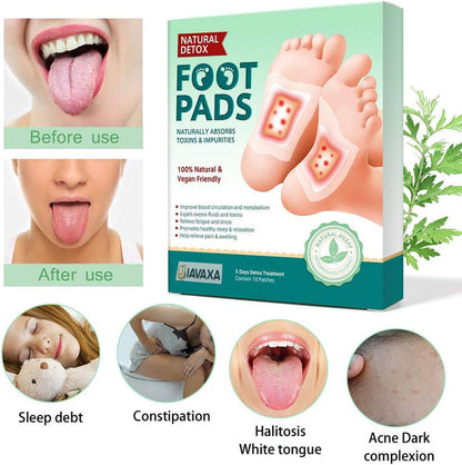 Inuzocare Natural Detox Foot Patches (Buy 5 Get 5 Free) Pack of 10