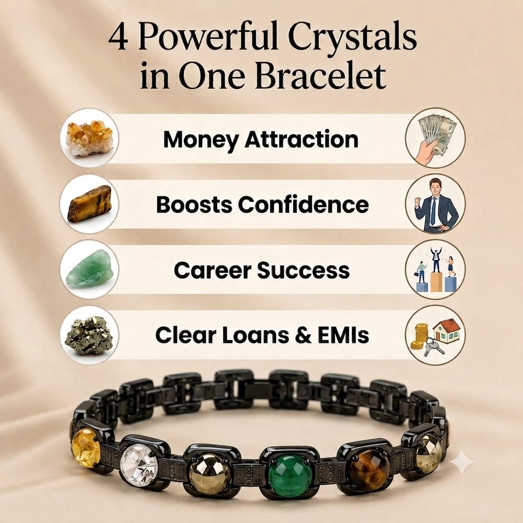 Rinmukteshwar Siddh Metal Dhan Yog™ Bracelet – Gold Plated