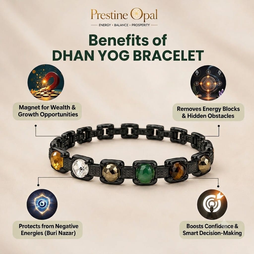 Rinmukteshwar Siddh Metal Dhan Yog™ Bracelet – Gold Plated
