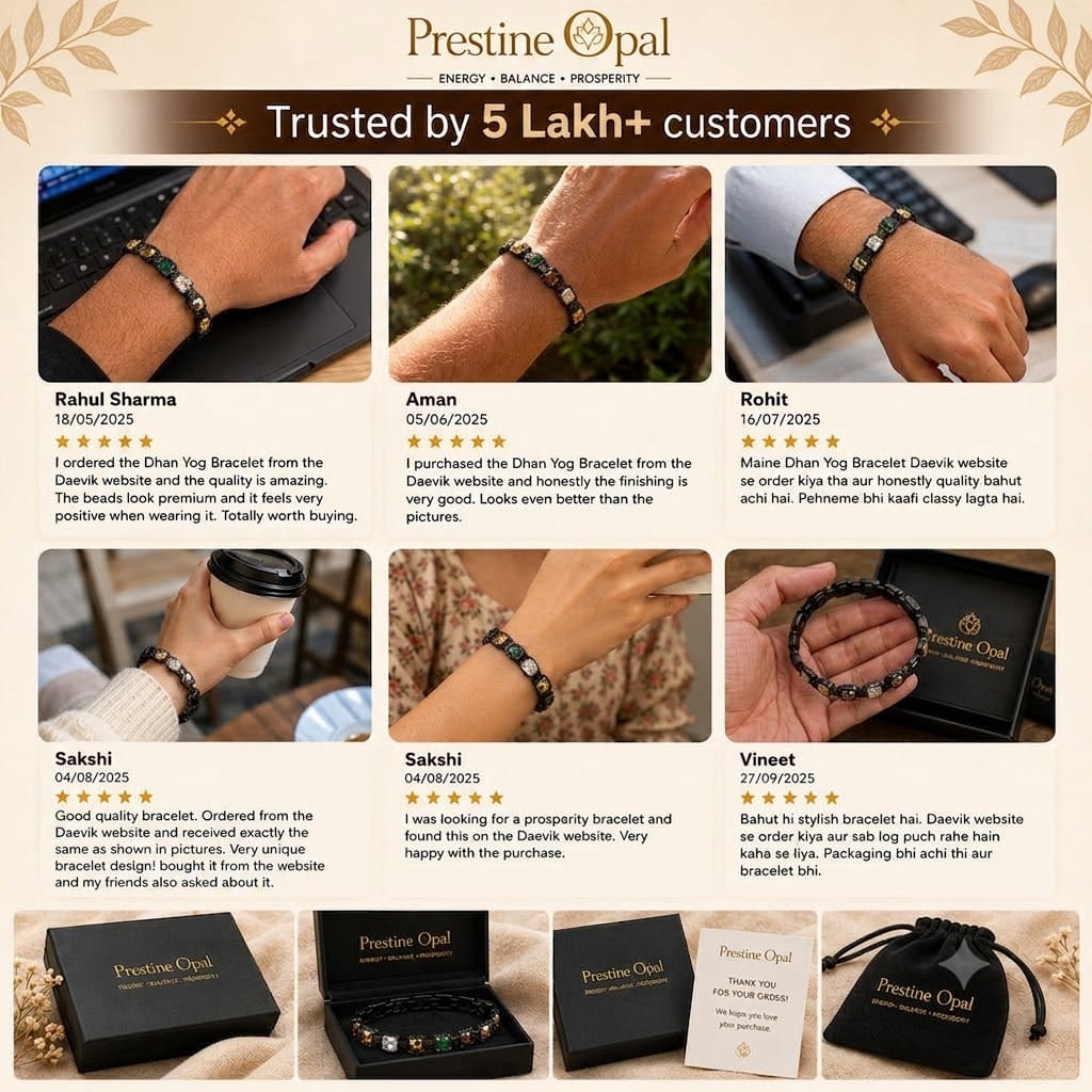 Rinmukteshwar Siddh Metal Dhan Yog™ Bracelet – Gold Plated