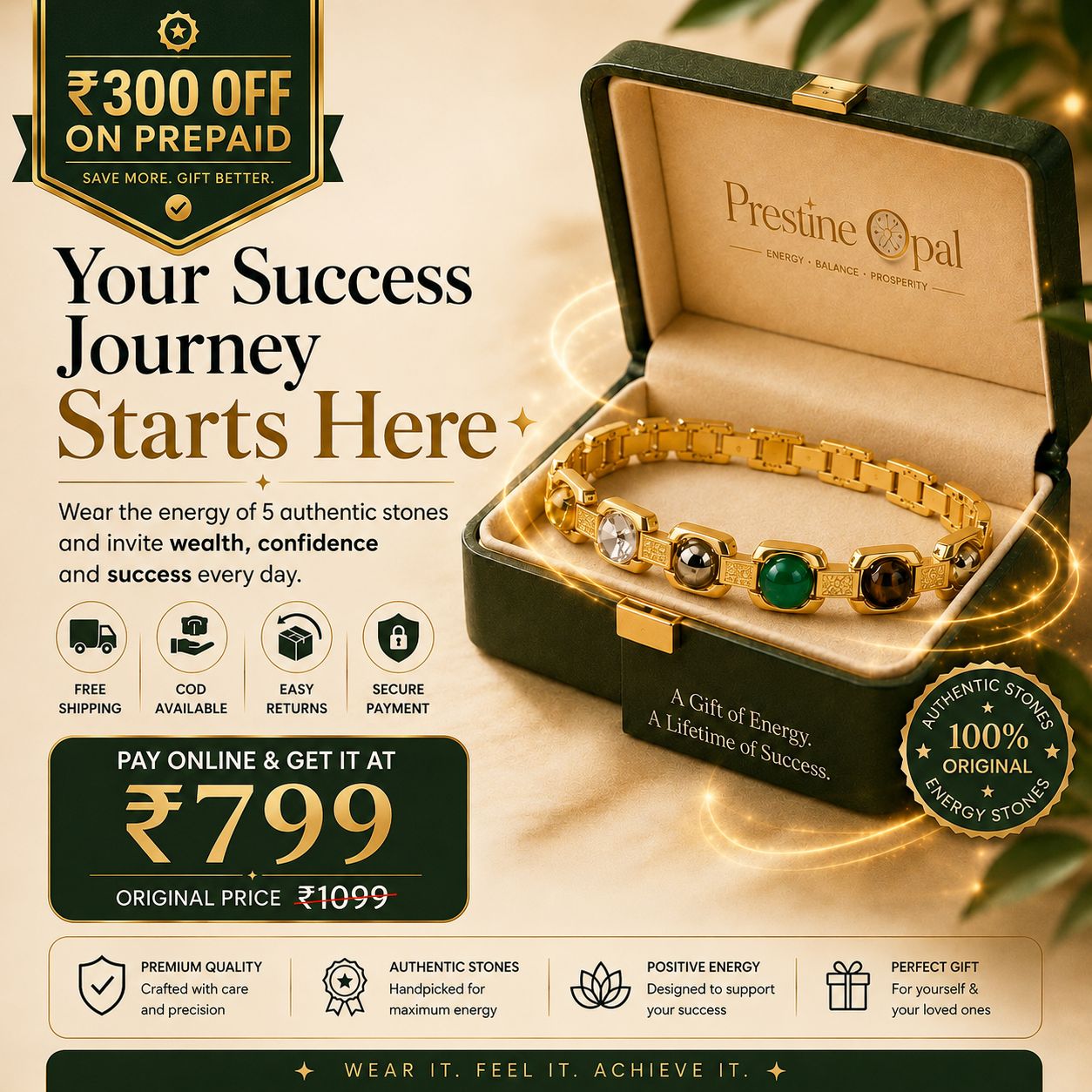 Rinmukteshwar Siddh Metal Dhan Yog™ Bracelet – Silver Plated