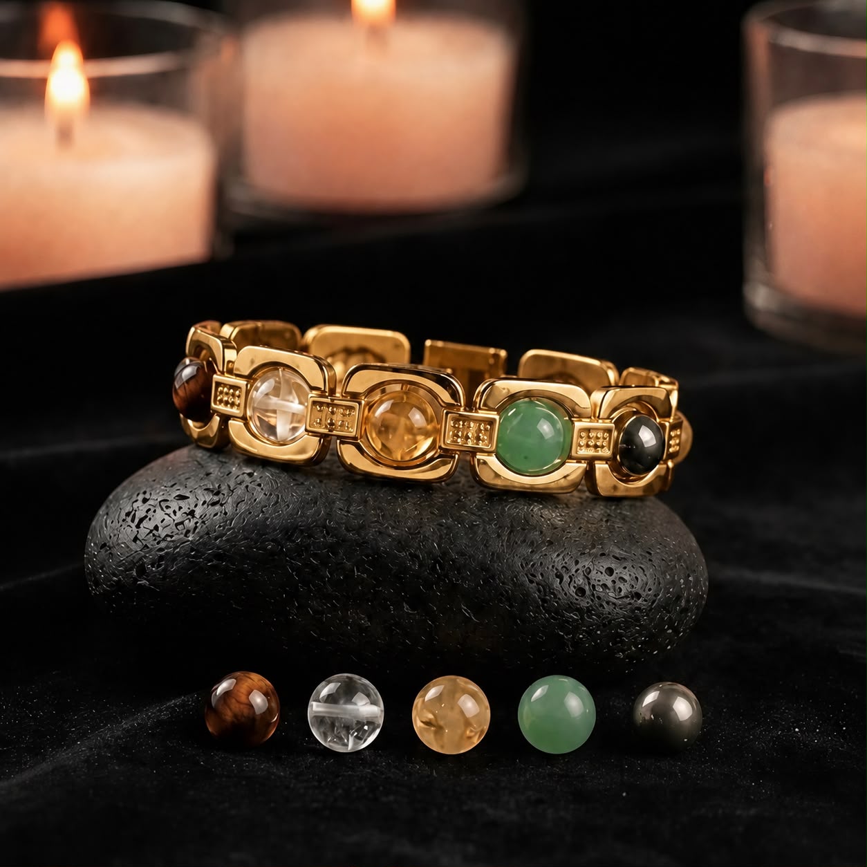 Rinmukteshwar Siddh Metal Dhan Yog™ Bracelet – Gold Plated