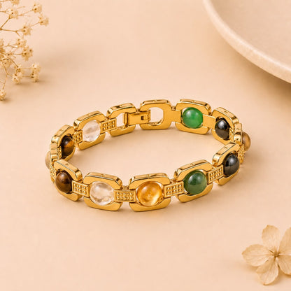 Rinmukteshwar Siddh Metal Dhan Yog™ Bracelet – Gold Plated
