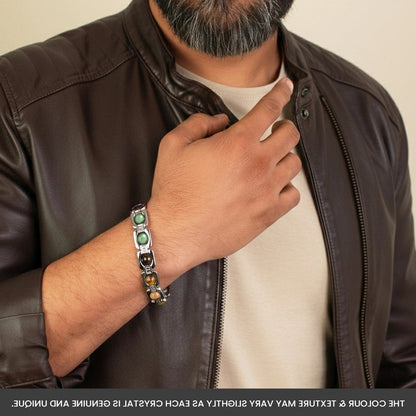 Rinmukteshwar Siddh Metal Dhan Yog™ Bracelet – Matte Black
