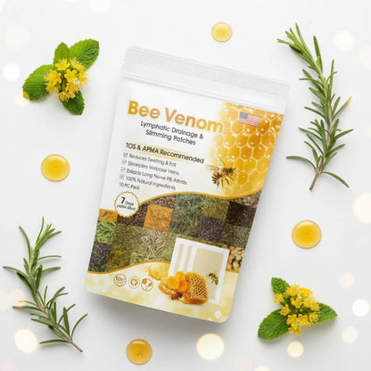 🐝 Bee Venom Foot Patches – Overnight Herbal Foot Care & Relaxation Pads (Pack of 30 Patches) 🎁