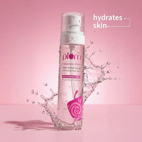 Plum Bulgarian Valley Rose Water Toner For Dry Skin