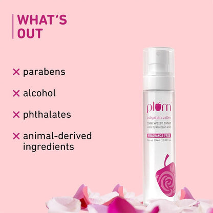 Plum Bulgarian Valley Rose Water Toner For Dry Skin