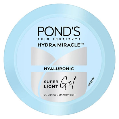 POND'S Super Light Gel Oil-Free Moisturiser with Hyaluronic Acid & Vitamin E — 48-Hour Non-Sticky Hydration for Oily & All Skin Types