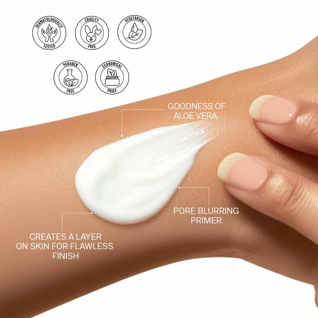 FLiCKA Silk Touch 3-in-1 Primer + Moisturizer — Blurs 100% of Pores