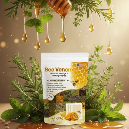 🐝 Bee Venom Foot Patches – Overnight Herbal Foot Care & Relaxation Pads (Pack of 30 Patches) 🎁